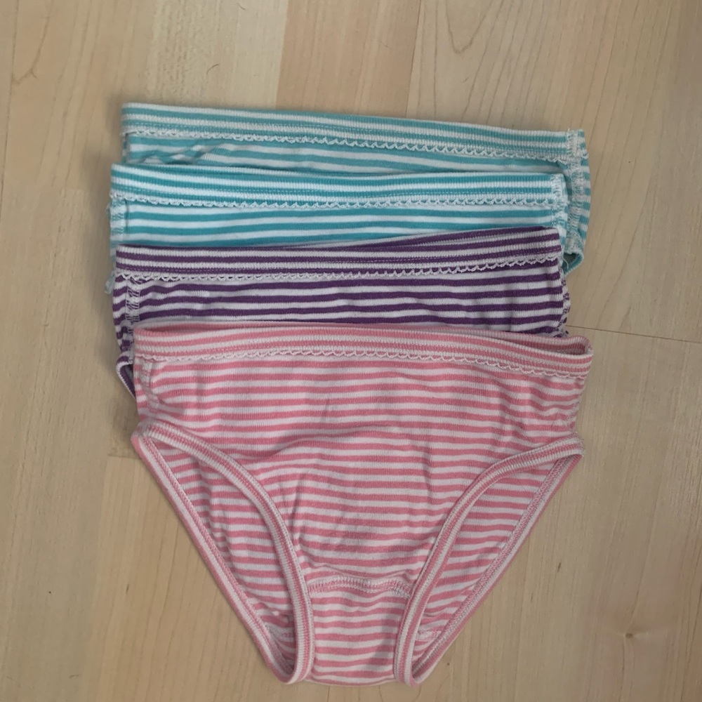 Hanna Andersson Stripe Organic Cotton Undies 4-5